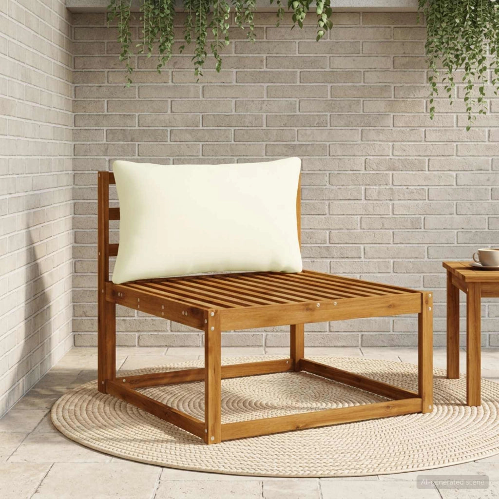 Cuscino per Schiena a 1 Pezzo PUTTEN 100% Poliestere Crema 946980