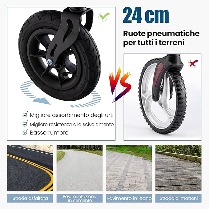 Deambulatore con Seduta 2 in 1, Rollator Pieghevole per Anziani con 4 Ruote, Maniglie Regolabili in Altezza 81-94cm, Portaombrelloni e Borsa Portaoggetti, Carico Massimo 160 kg (Nero)