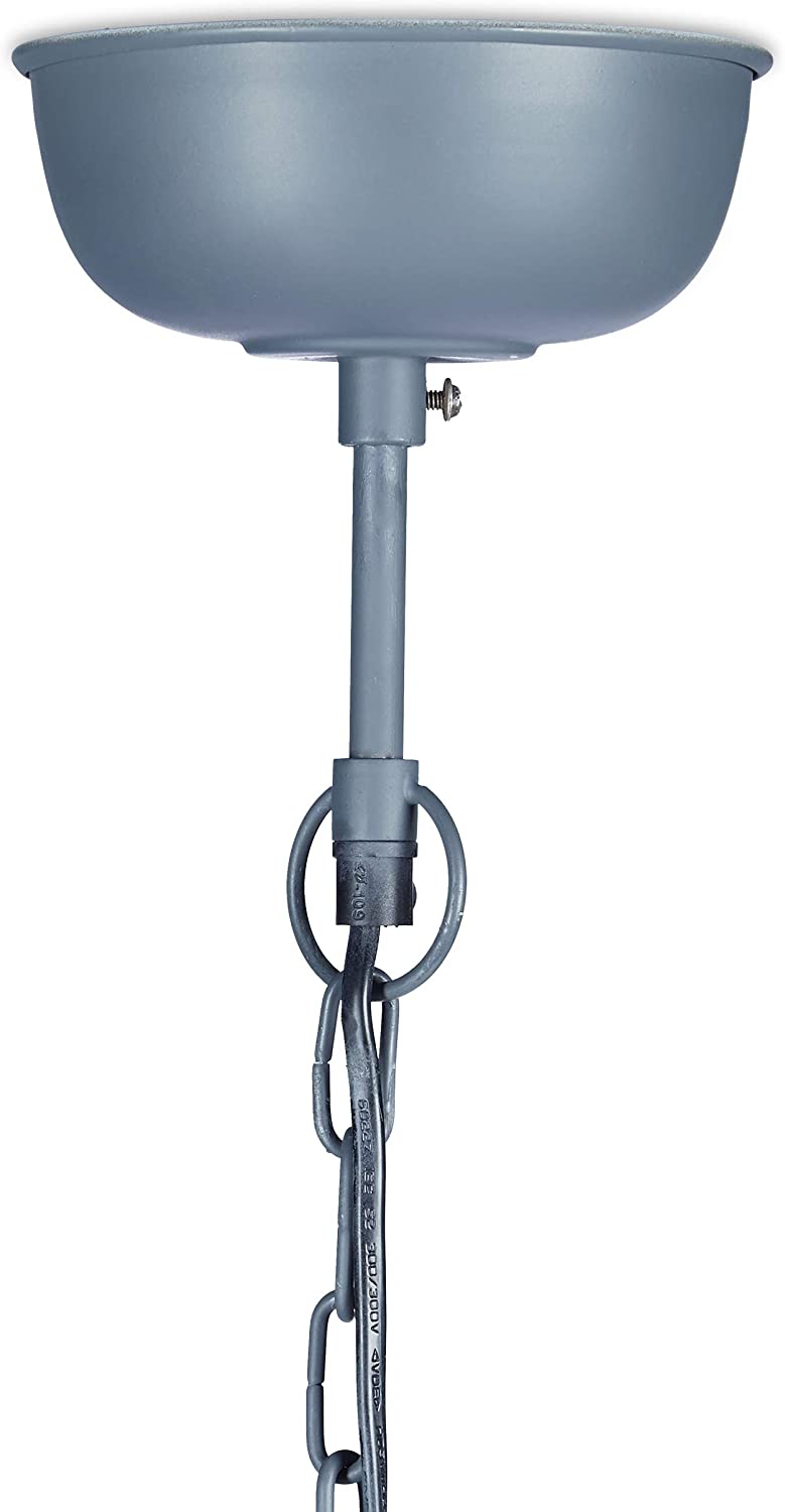 Lampada a sospensione industriale plafoniera grigia 13_0001376_2