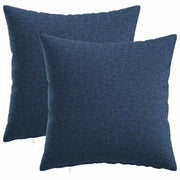 Cuscino con cuscino HEERLEN 2 pz Blu Tessuto 926404