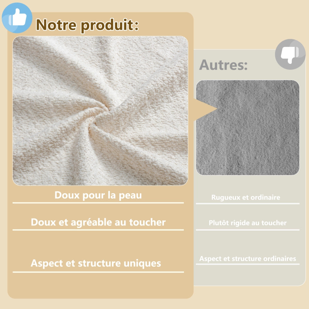 Letto imbottito per bambini 140 x 190 cm in velluto beige con sponde rimovibili