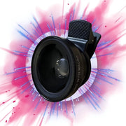 Set di Lenti Macro 2-in-1 - Lente Tele con Angolo Ampio - Fotografia con Smartphone - Compatibile con iPhone/Samsung/Pixel - Accessori per Telefono Cellulare - Qualità Elevata - Lente per Telefono Cellulare