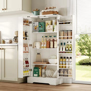 Cassa da Cucina - Multifunzionale - Lampada a LED sensore - Pannelli regolabili - Doppia porta