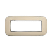 Placca Orbis Serie Moon 6P Colore Sabbia Compatibile Con Bticino Axolute