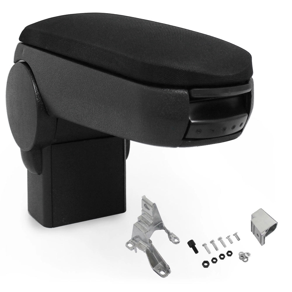Bracciolo Centrale per Volkswagen Golf IV Bora e New Beetle - Tessuto Nero pro.tec