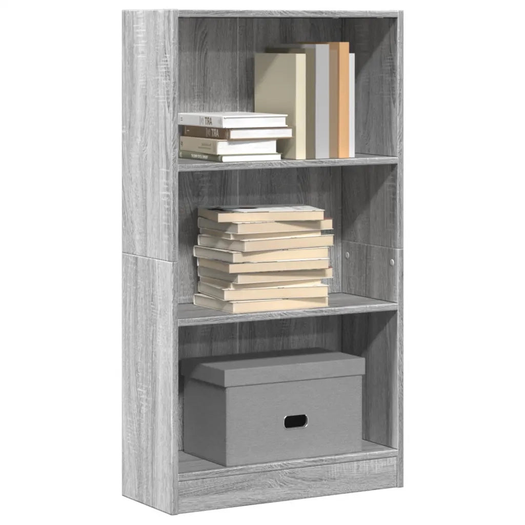 Libreria Grigio Sonoma 60x24x109 cm in Truciolato 857808