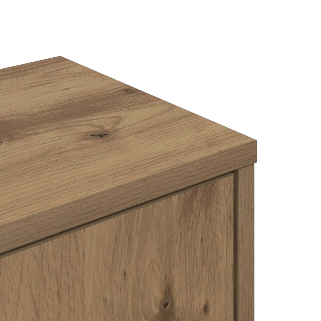 Mensola Angolare da Parete Rovere Artigianale 48 x 48 x 120 cm 8012235