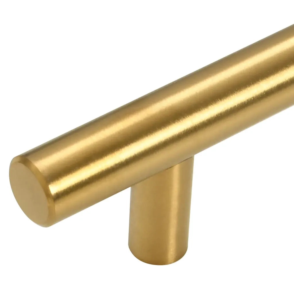 Maniglie per Mobili 5pz Oro 224mm in Acciaio Inox 155361