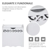 Mobiletto da Bagno in Legno