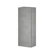 Colonna bagno sospesa H 75 cm grigio cemento con tre ripiani Master