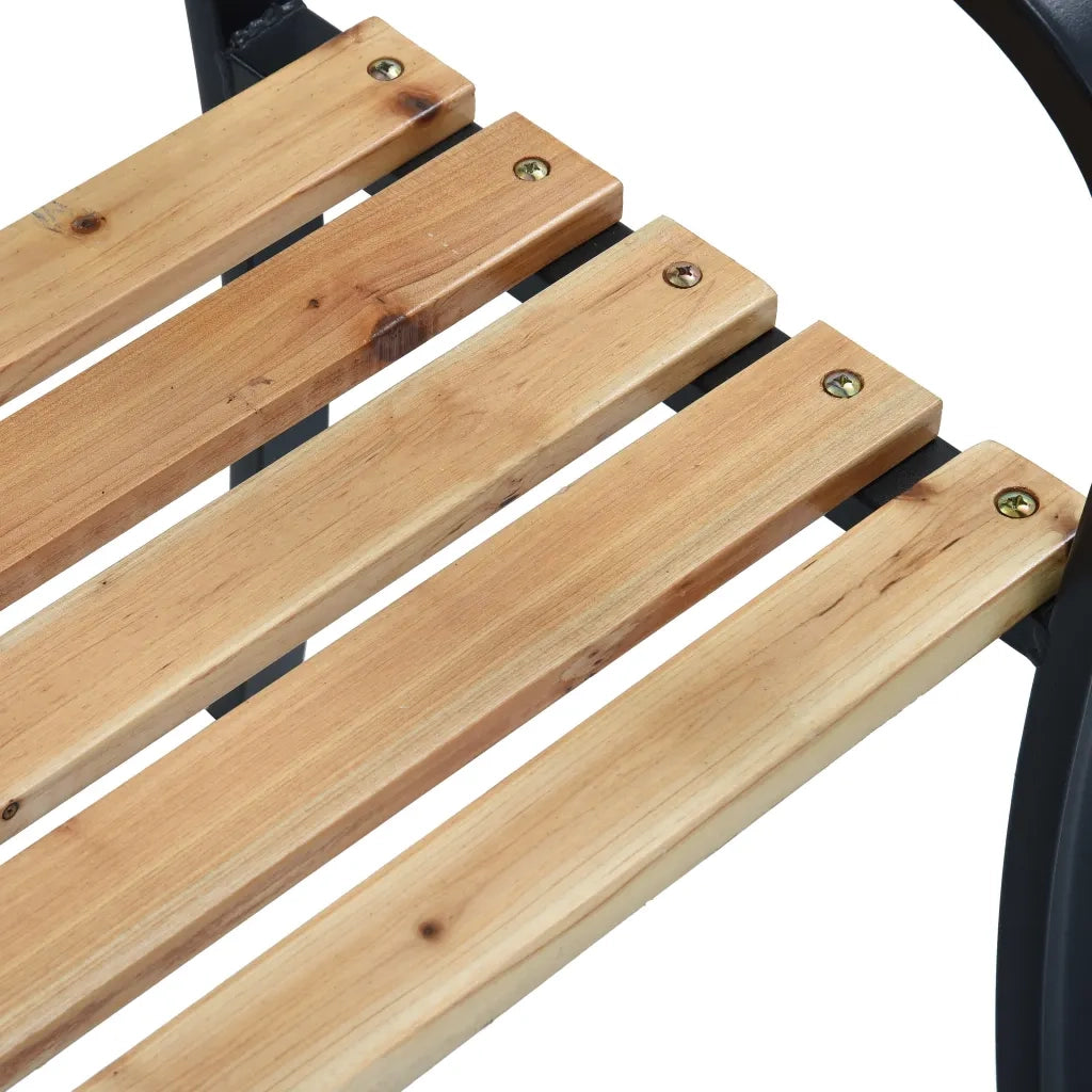 Panchina da Giardino 120 cm in Legno 47944