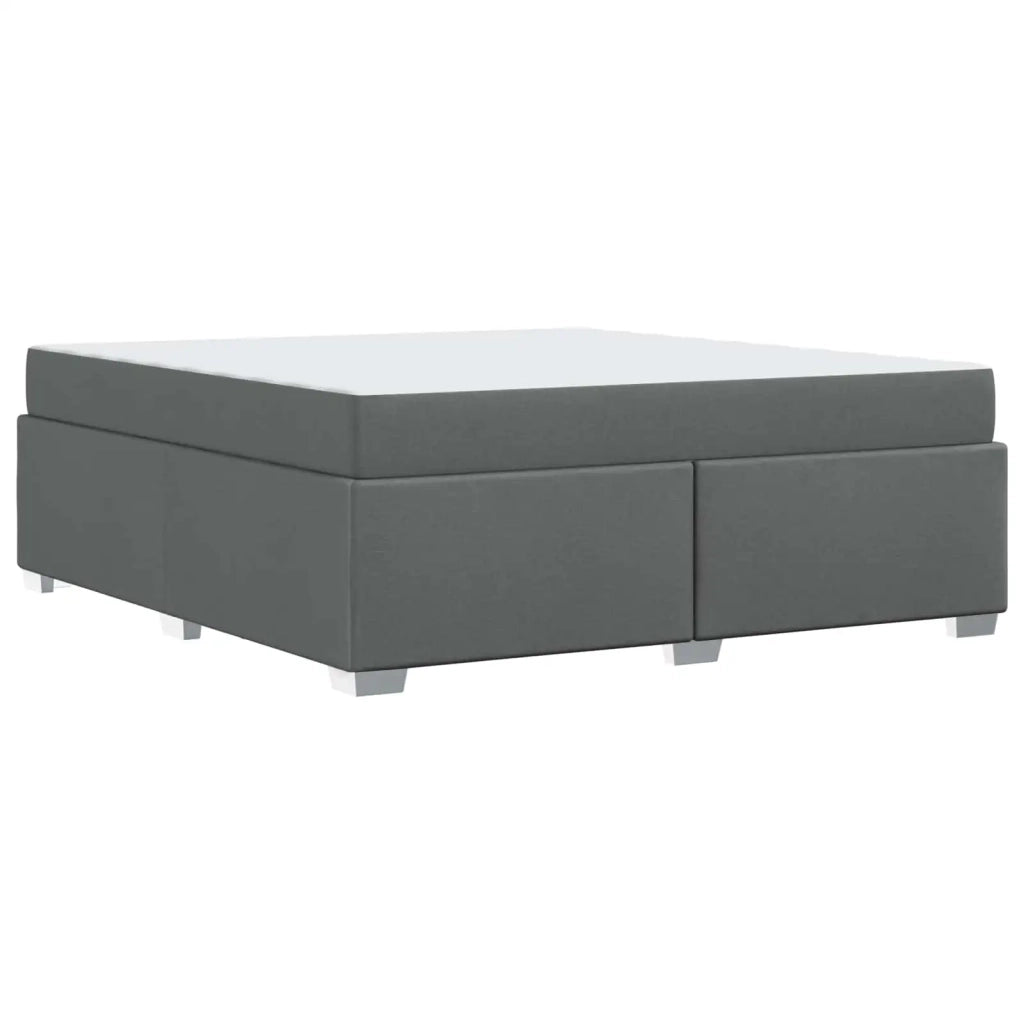 Struttura del letto Grigio scuro 180 x 200 cm Tessuto 3399202