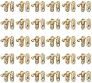 Antichi Ferretti in Acciaio - 30 pezzi con 120 viti - Ideali per gioielli - Adatti per scatole di regalo - Ferretti da Cucito Vintage