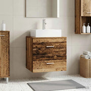 Mobile Lavabo da Parete Legno antico 49,5 x 41 x 62,5 cm 890284