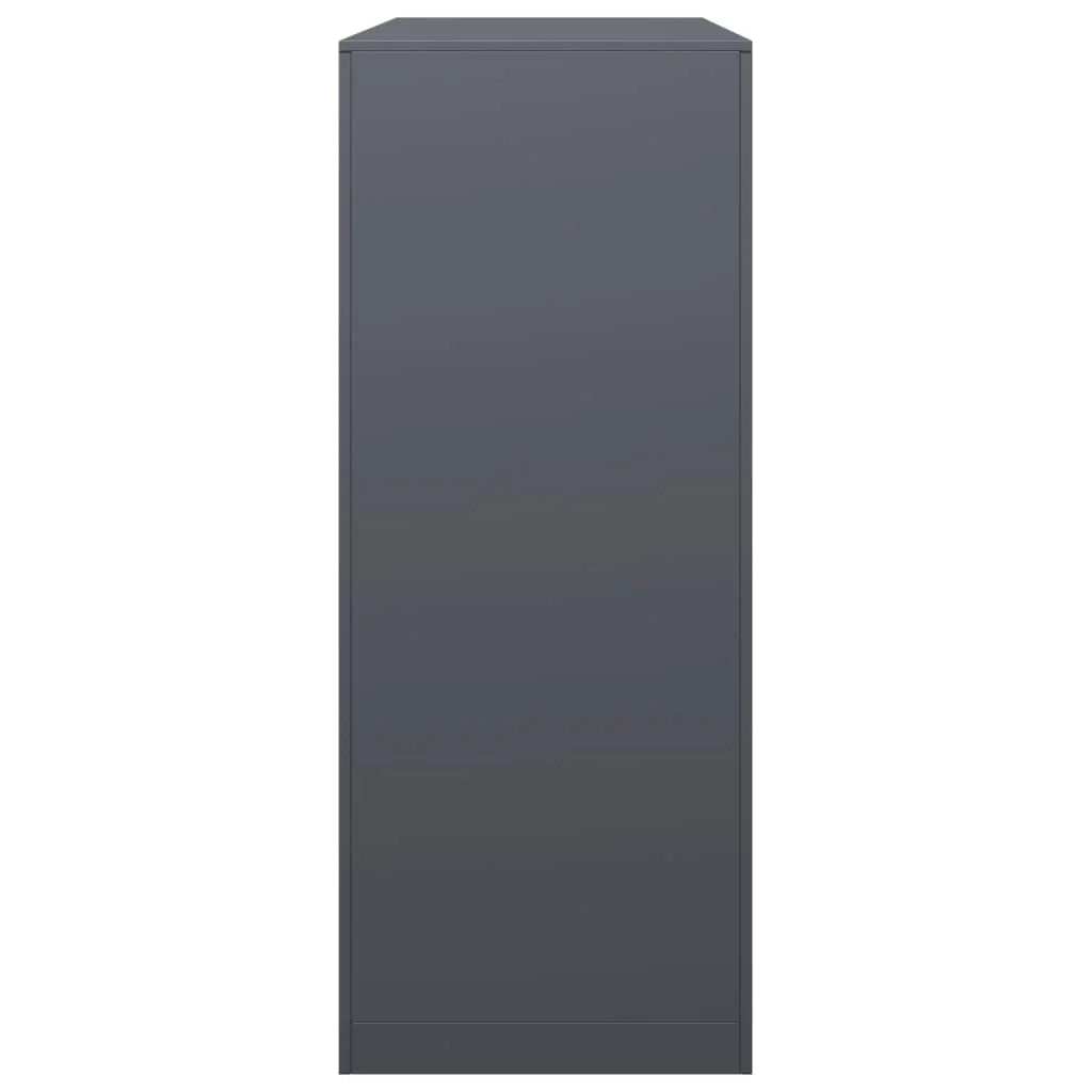 Portalegna 100 x 40 x 100 cm acciaio antracite 02_0043684