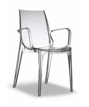 Poltrona Vanity Set da 2 in policarbonato Made in Italy SCAB DESIGN - Trasparente 100