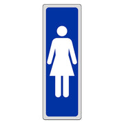 Etichetta Segnaletica Wc Bagno Donne Eurosignals 10 Pezzi