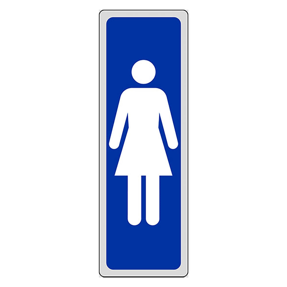 Etichetta Segnaletica Wc Bagno Donne Eurosignals 10 Pezzi