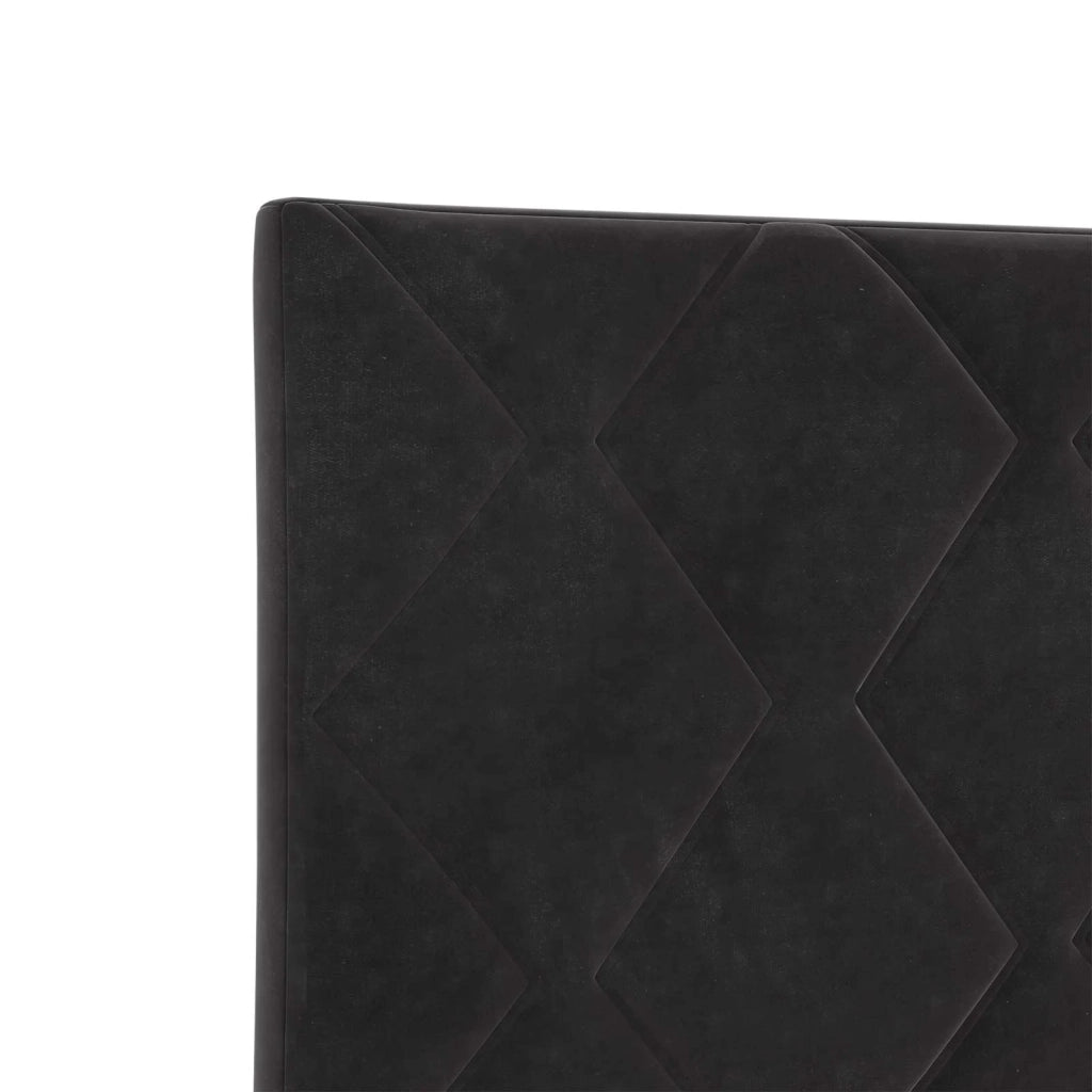 Letto con Contenitore con testiera 2 pz Nero 3458957