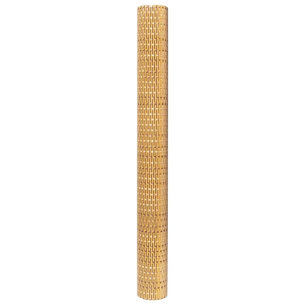 Paravento da Balcone Marrone Chiaro 600x100 cm in Polyrattan