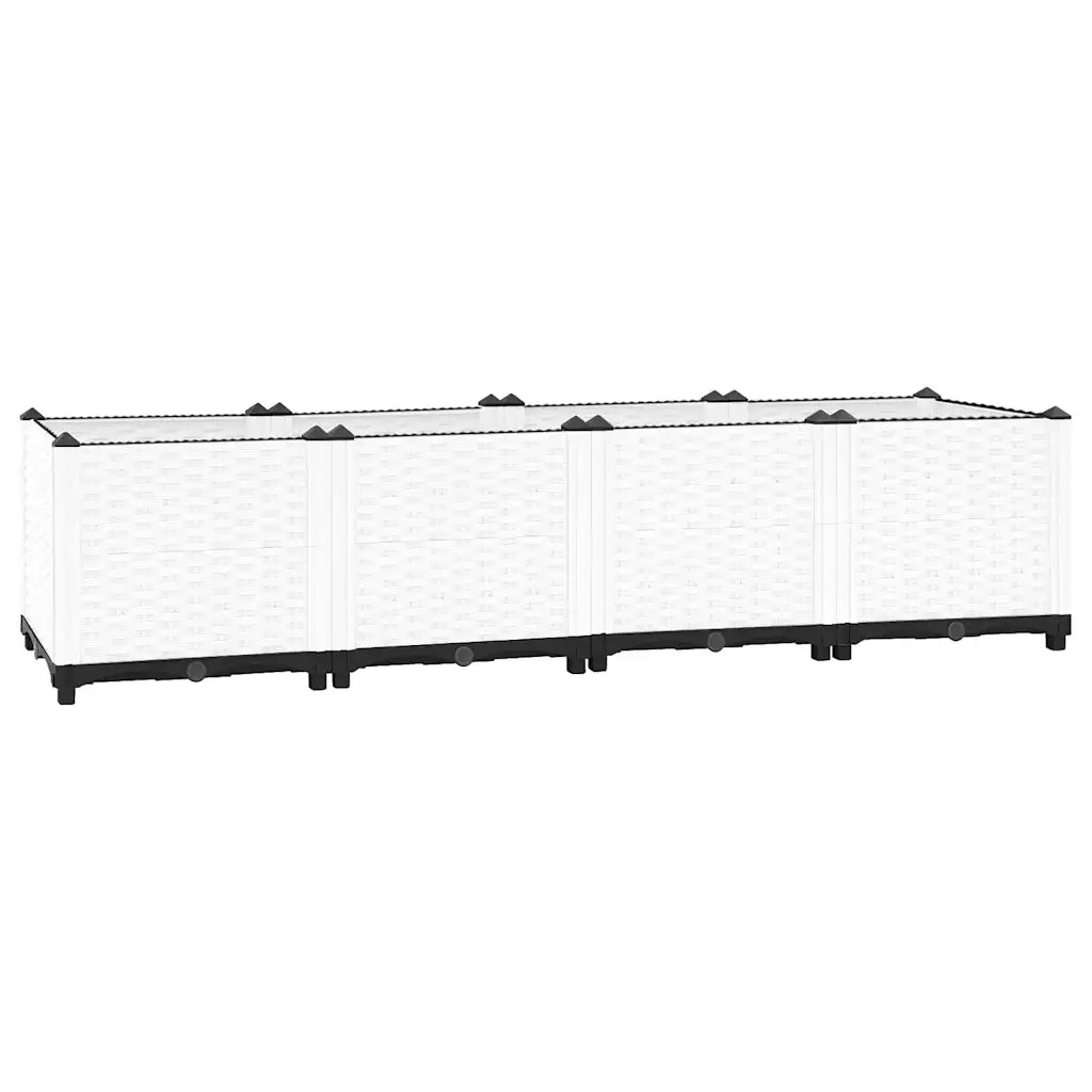 Fioriera Rialzata 160x40x38 cm in Polipropilene 153311
