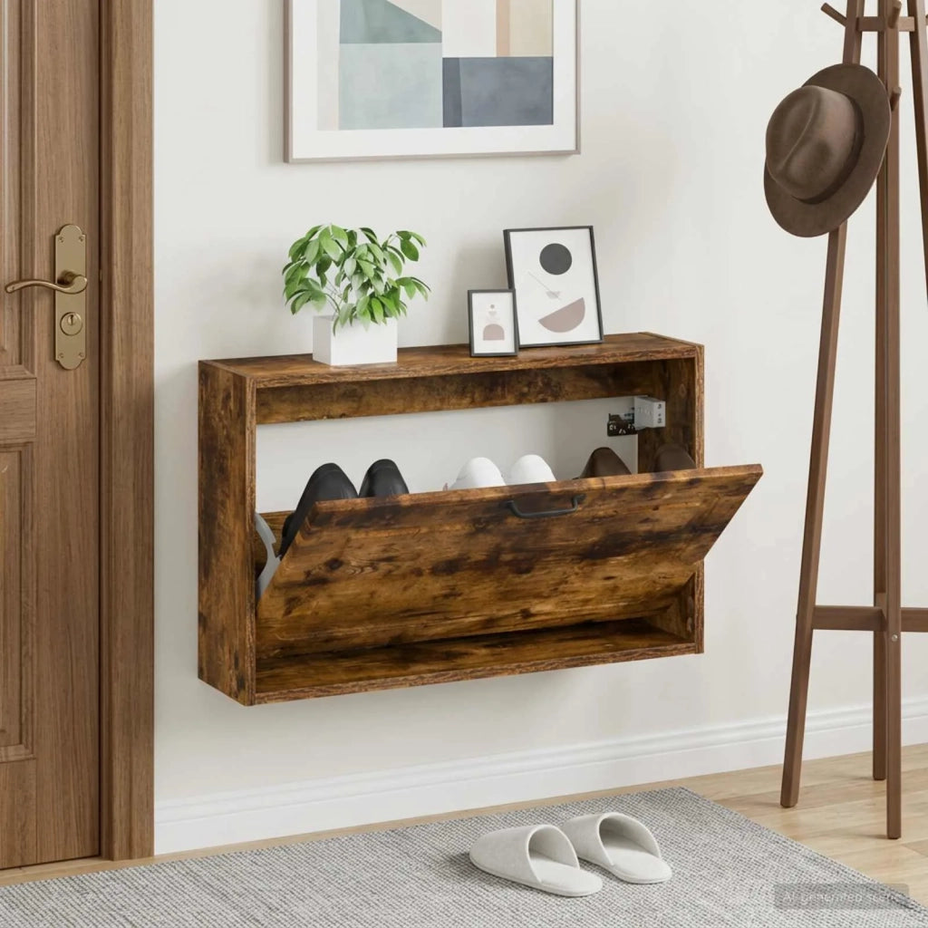 Mobiletto per Scarpe da Muro UTRECHT 71 x 17 x 43 cm 897730
