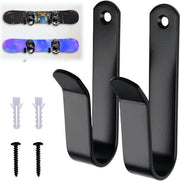 Supporti di fissaggio orizzontali per snowboard - display per snowboard per uso domestico e garage - etichette per adulti e giovani.
