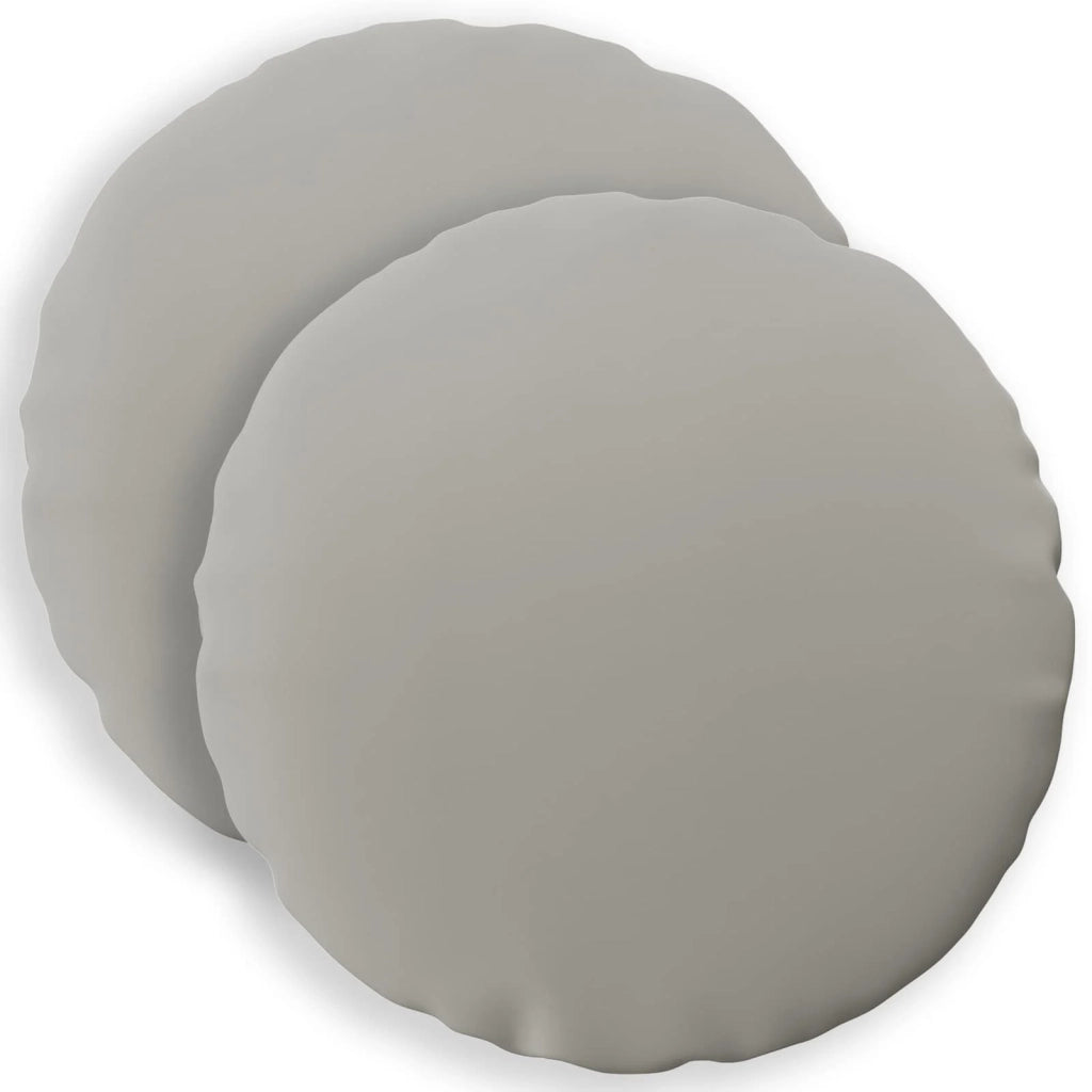 Federa 2 pcs HEERLEN Grigio Ø 60 cm Poliestere 923001
