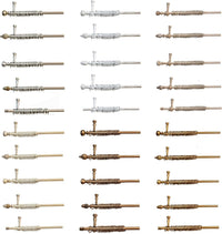 Bastone Tenda in Legno di Alta Qualità, diametro 35 mm a strappo colore muffato terminale old lunghezza 200 CM