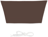 Vela ombreggiante a trapezio 3 x 4 x 2 m marrone 13_0002936