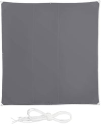 Vela ombreggiante quadrata 4 x 4 m grigia 13_0002929_3