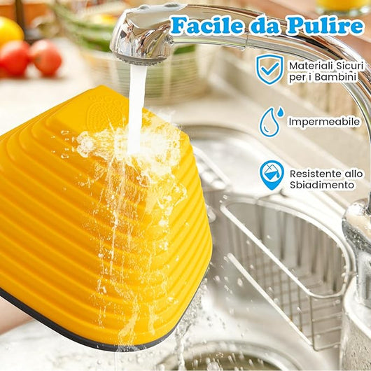 6 Pezzi Pietre di Passo per Bambini, Pietre di Equilibrio Antiscivolo per Esercizio Interno/Esterno, Blocchi di Equilibrio Quadrati per Bambini 3+ Anni