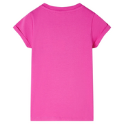 Maglietta da Bambina Rosa Scuro 128 11207
