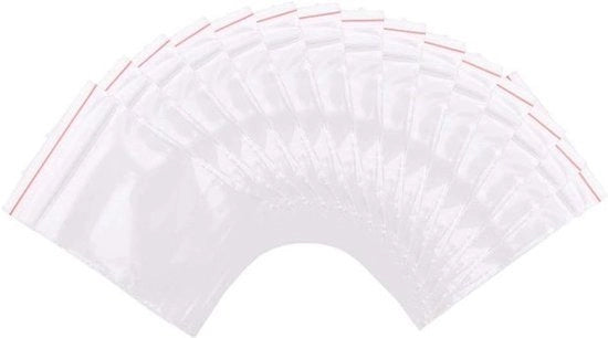 Taschi a Zip Lock - Confezione - Transparenti - Piccoli Oggetti - Sigillatura Superiore - Visibili - Adatti per 500 pezzi - 7x5 cm.