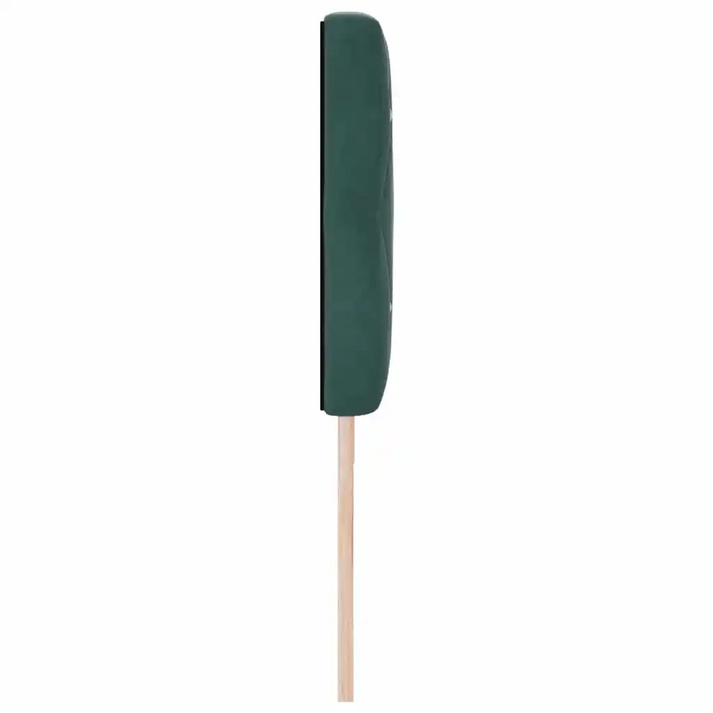 Testiera LED con testiera Verde Scuro 180 cm Poliestere 3338074