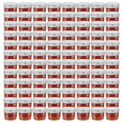 vidaXL Vaso per Marmellata in Vetro Coperchio Argento 96 pz 110 ml