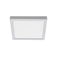 Plafoniera Contemporanea Fire Metallo Cromo Led Integrato 21W 3000K