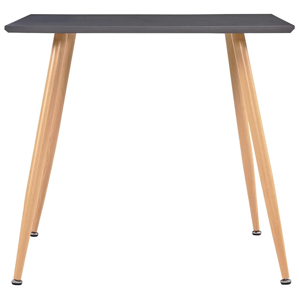 Tavolo da Pranzo Grigio e Rovere 80,5x80,5x73 cm in MDF cod mxl 59271