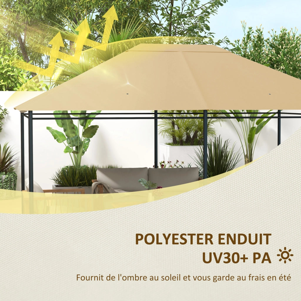 Tenda da giardino ¨C Minimal ¨C Poliestere 180g/m2 antraci 3x4m