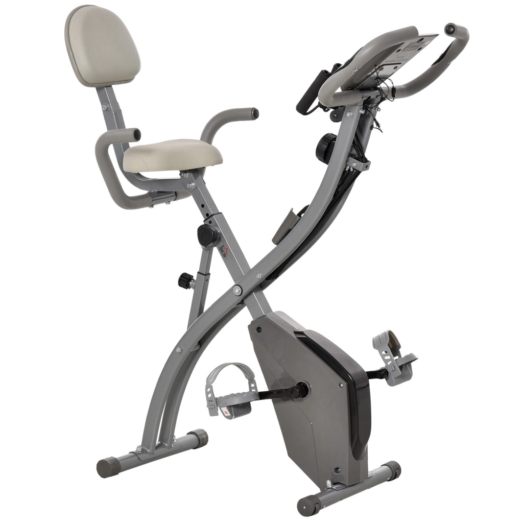Bicicletta da camera pieghevole ¨C zephmum ¨C 8 livelli resistenza magnetica, sensori manubrio, schermo LCD
