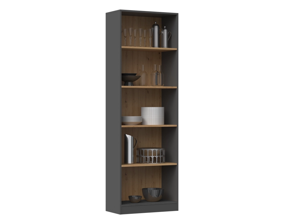 Scaffale ONYX R60 antracite artisan libreria moderna