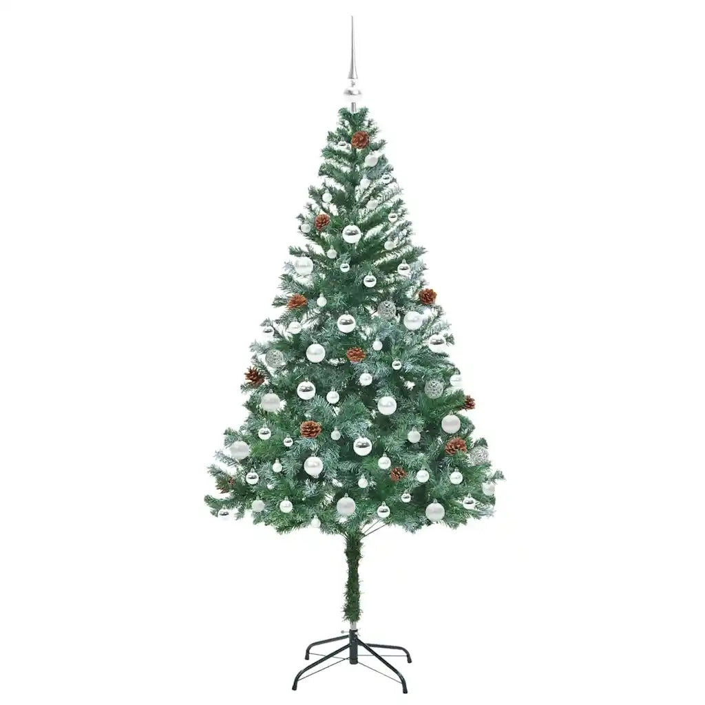 Albero di Natale artificiale Verde 180 cm PVC e Acciaio 3396719