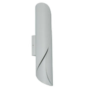 Trade Shop - Applique Ultra Moderno Spirale Doppia Emissione Da Parete Lampada Attacco G9 E31 - Bianco