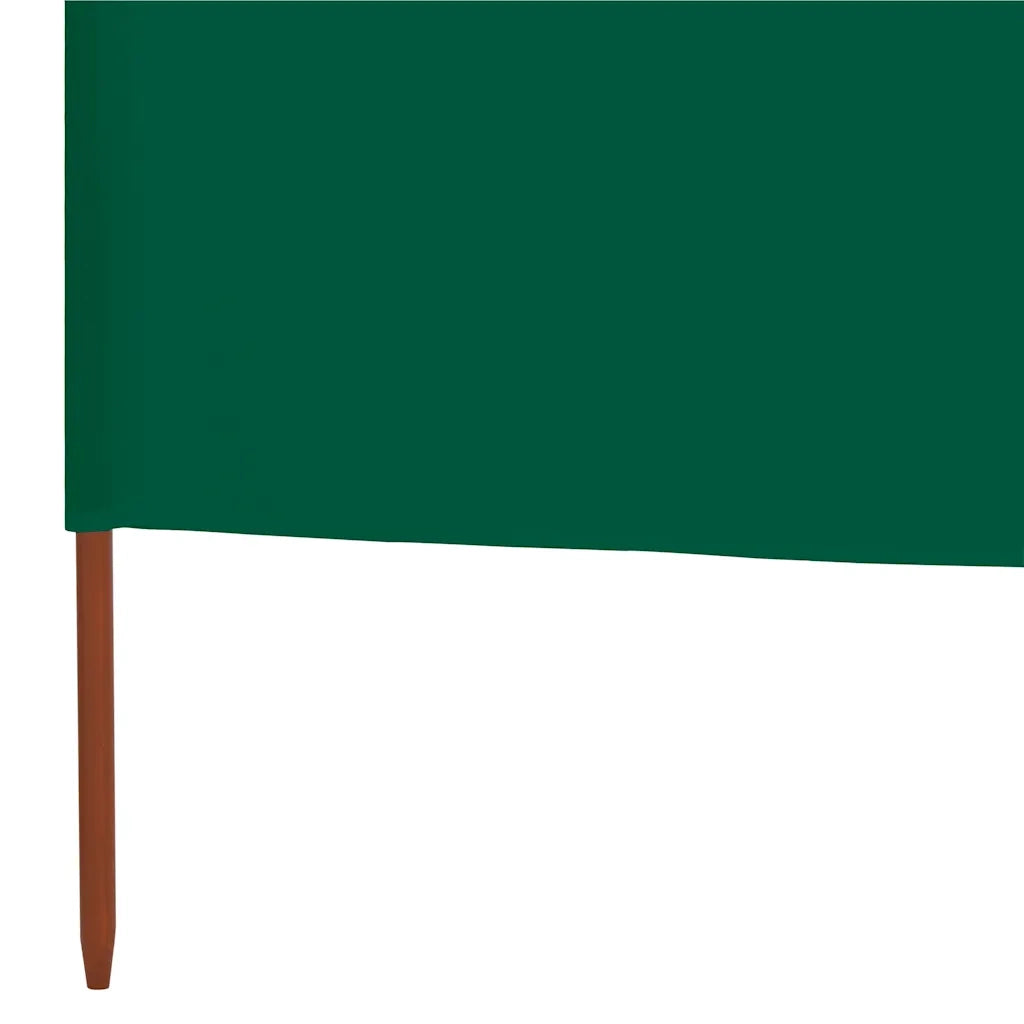 Paravento a 5 Pannelli in Tessuto 600x80 cm Verde CFW4571775