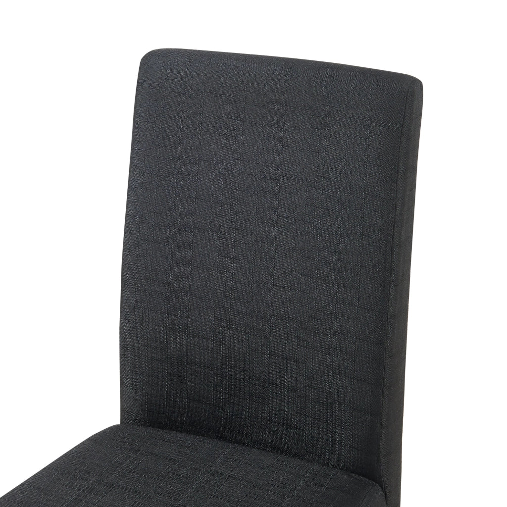Set di 4 sedie da pranzo 89 x 43 x 54 cm design moderno robuste nere 03_0009830