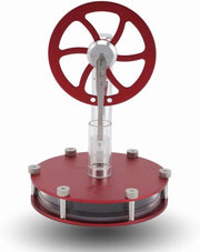 Motore di Stirling per Bambini - Giocattolo per L'Apprendimento della Tecnica - Motore a Lavorazione a Bassa Temperatura con Differenziale - Giocattolo Educativo - Modello Autofocus - Flusso di Aria Caldo - Esperimento Scientifico