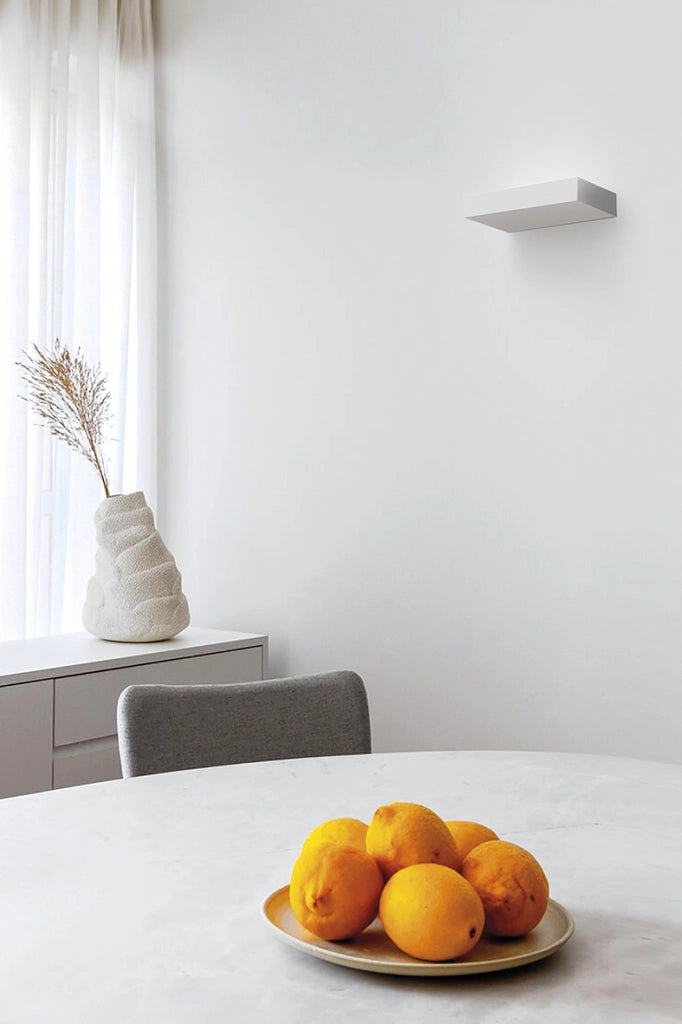 Polo Applique da Parete in Gesso Verniciabile LED 11W 2700K IP20 - Rossini Group