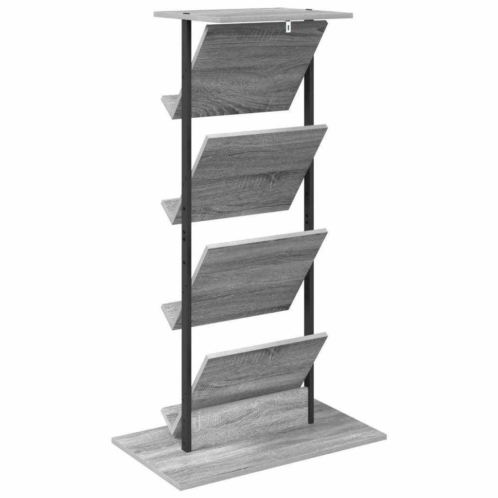 Scaffale per riviste Grigio Sonoma 68 x 40 x 123.5 cm