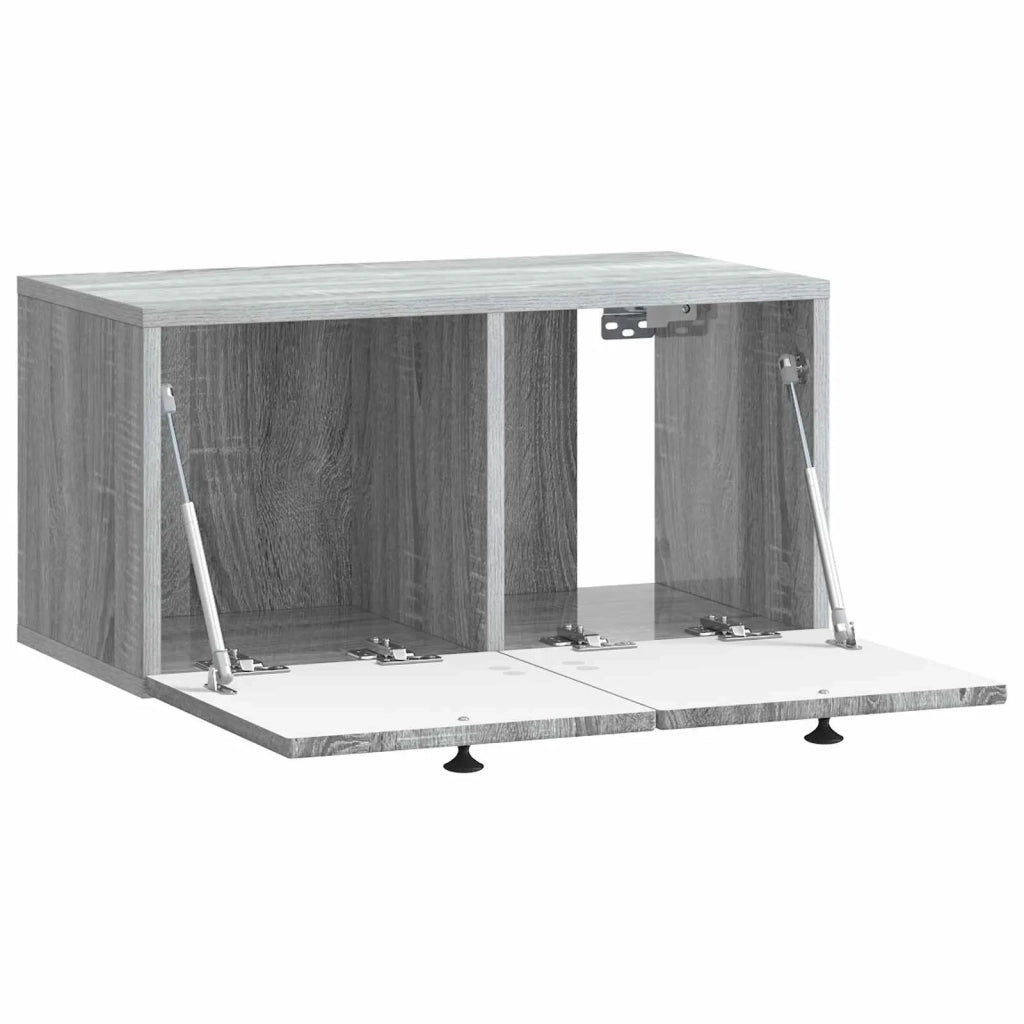 Mobile Porta TV da Muro Grigio Sonoma 59,5 x 31 x 30 cm