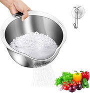 Scorrevetrice in acciaio inossidabile - Robusta e duratura per il lavaggio e l'asciugatura di riso, frutta, verdura, cereali, fagioli, ecc.